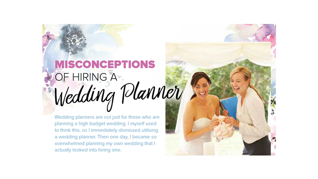 Misconceptions of Hiring a Wedding Planner
